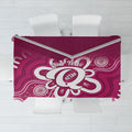Queensland Oztag Custom Tablecloth QLD Indigenous Art