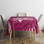Queensland Oztag Custom Tablecloth QLD Indigenous Art