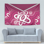 Queensland Oztag Custom Tapestry QLD Indigenous Art