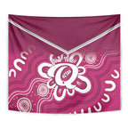 Queensland Oztag Custom Tapestry QLD Indigenous Art