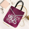 Queensland Oztag Custom Tote Bag QLD Indigenous Art