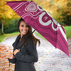 Queensland Oztag Custom Umbrella QLD Indigenous Art
