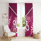 Queensland Oztag Custom Window Curtain QLD Indigenous Art