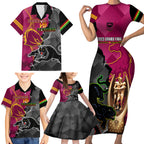 panthers-and-broncos-rugby-family-matching-short-sleeve-bodycon-dress-and-hawaiian-shirt-2023-grand-final-penrith-brisbane-together