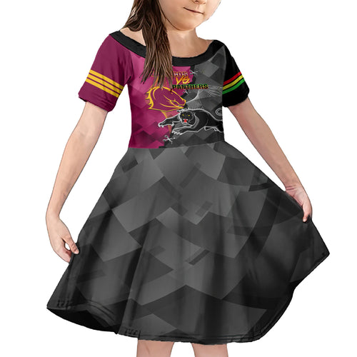 panthers-and-broncos-rugby-family-matching-summer-maxi-dress-and-hawaiian-shirt-2023-grand-final-penrith-brisbane-together