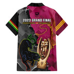 panthers-and-broncos-rugby-family-matching-summer-maxi-dress-and-hawaiian-shirt-2023-grand-final-penrith-brisbane-together