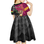 panthers-and-broncos-rugby-kid-short-sleeve-dress-2023-grand-final-penrith-brisbane-together
