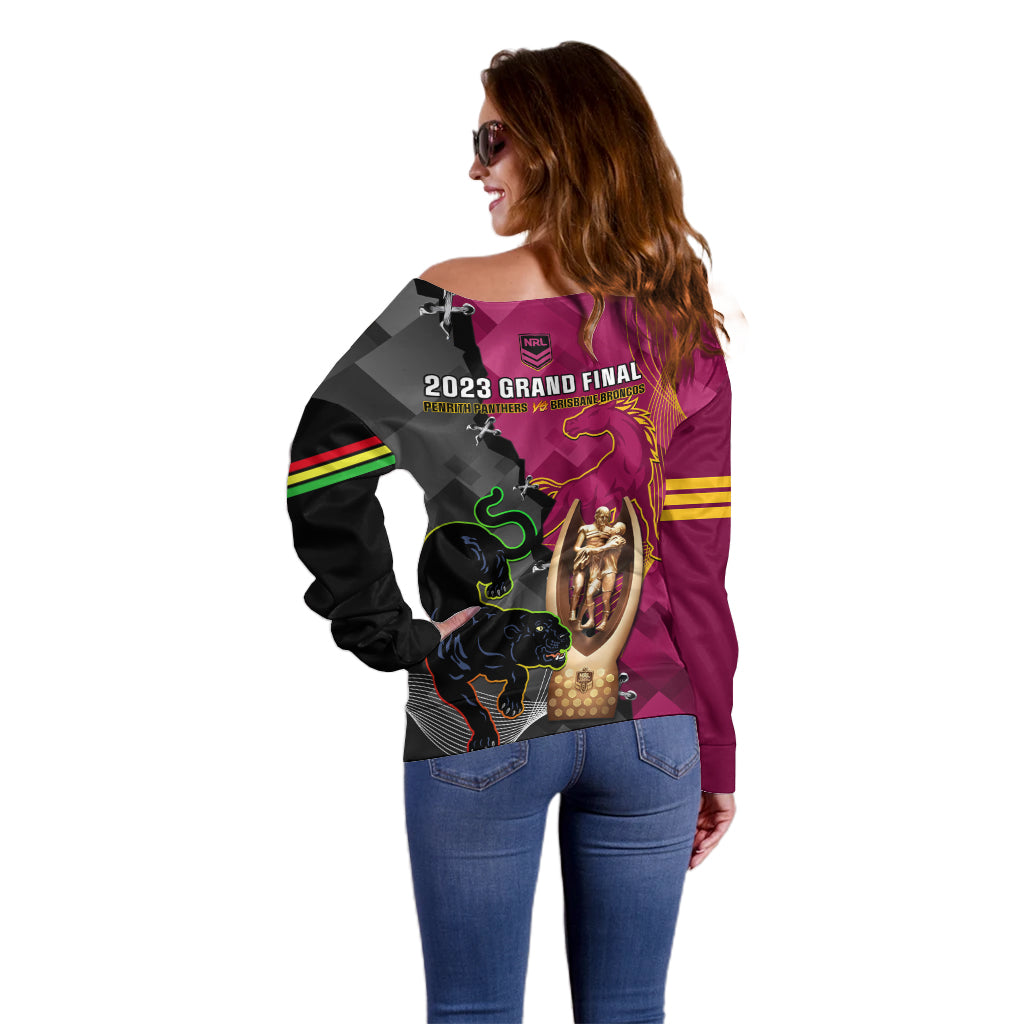 panthers-and-broncos-rugby-off-shoulder-sweater-2023-grand-final-penrith-brisbane-together
