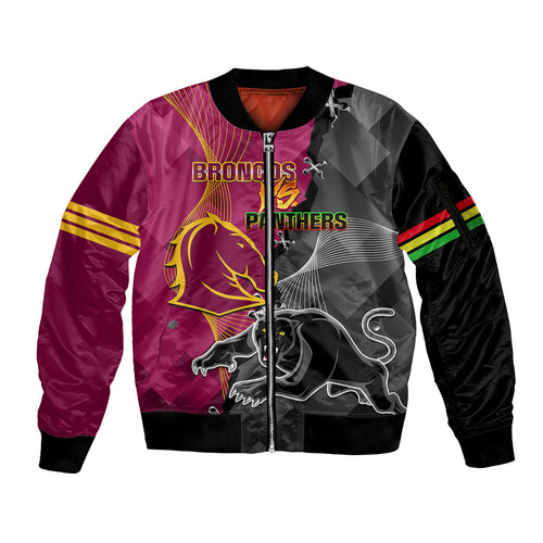 panthers-and-broncos-rugby-sleeve-zip-bomber-jacket-2023-grand-final-penrith-brisbane-together