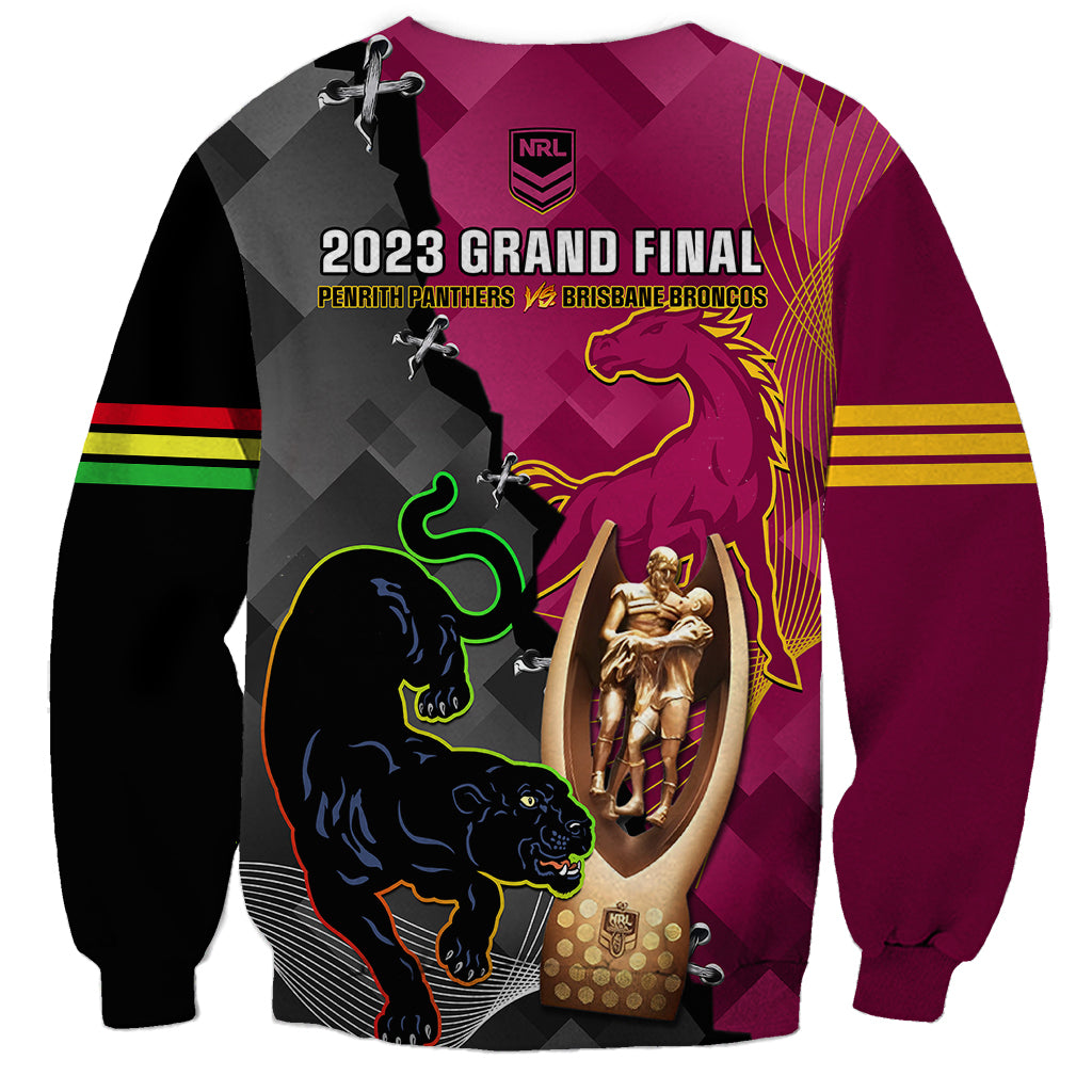 panthers-and-broncos-rugby-sweatshirt-2023-grand-final-penrith-brisbane-together