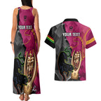 personalised-panthers-and-broncos-rugby-couples-matching-tank-maxi-dress-and-hawaiian-shirt-2023-grand-final-penrith-brisbane-together
