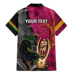 personalised-panthers-and-broncos-rugby-family-matching-mermaid-dress-and-hawaiian-shirt-2023-grand-final-penrith-brisbane-together