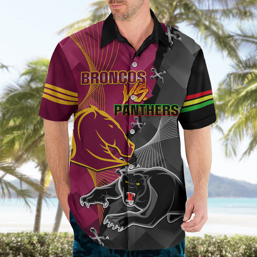 personalised-panthers-and-broncos-rugby-hawaiian-shirt-2023-grand-final-penrith-brisbane-together