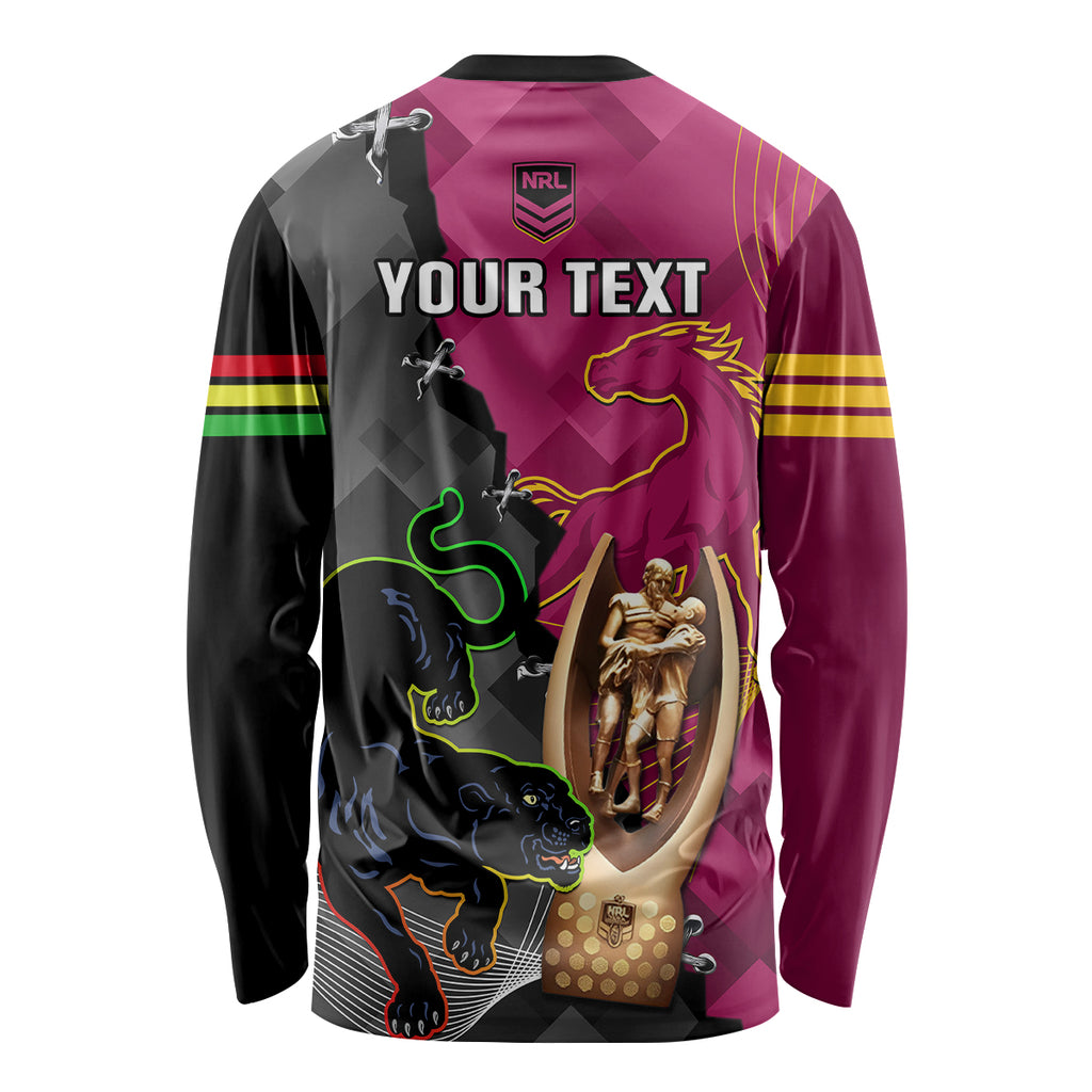personalised-panthers-and-broncos-rugby-long-sleeve-shirt-2023-grand-final-penrith-brisbane-together