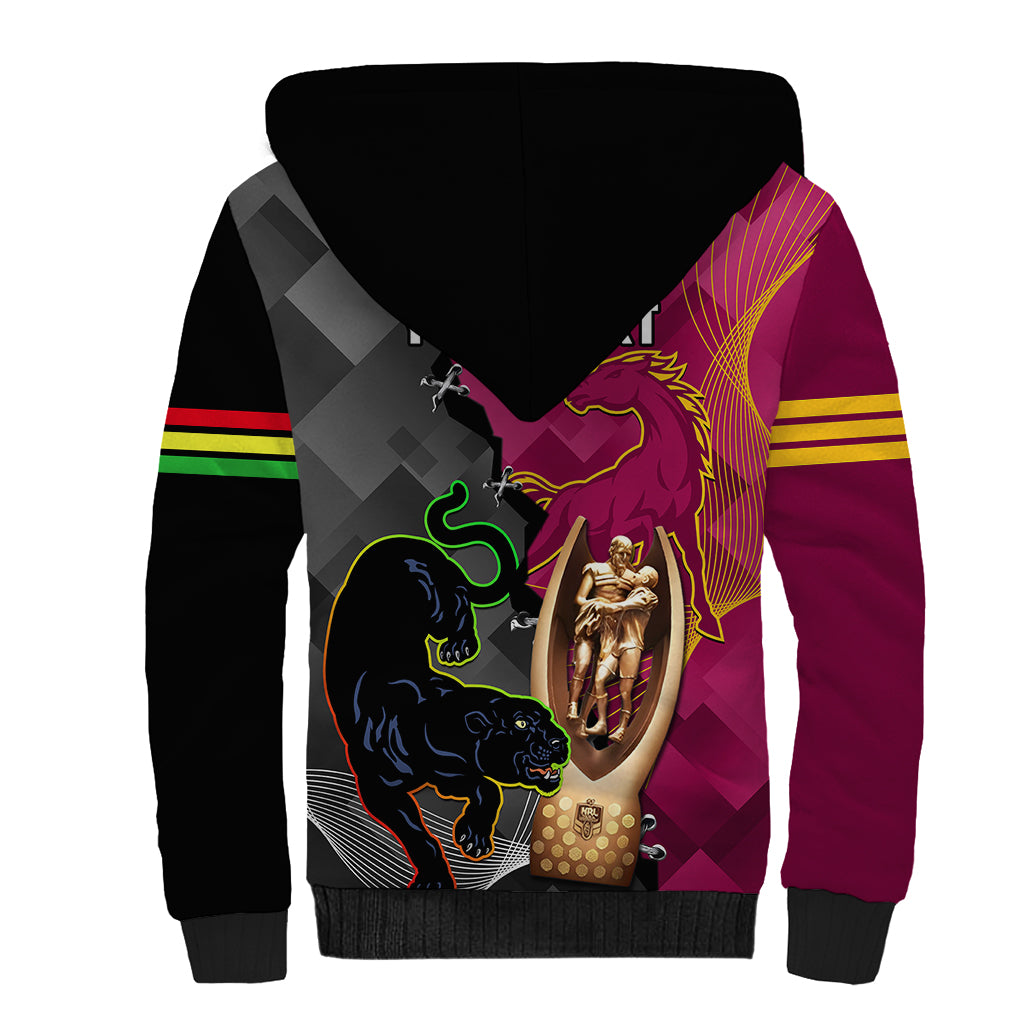 personalised-panthers-and-broncos-rugby-sherpa-hoodie-2023-grand-final-penrith-brisbane-together