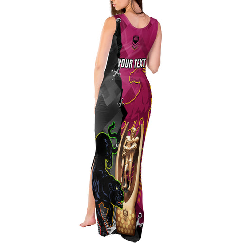 personalised-panthers-and-broncos-rugby-tank-maxi-dress-2023-grand-final-penrith-brisbane-together