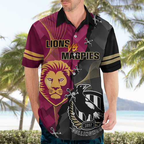 collingwood-and-lions-football-hawaiian-shirt-2023-grand-final-magpies-brisbane-together