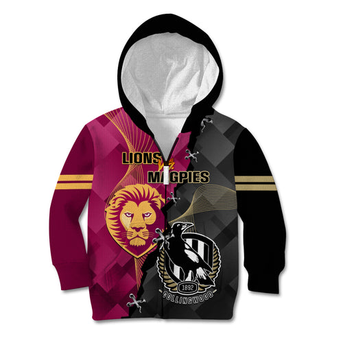 collingwood-and-lions-football-kid-hoodie-2023-grand-final-magpies-brisbane-together