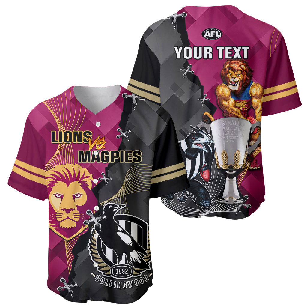 personalised-collingwood-and-lions-football-baseball-jersey-2023-grand-final-magpies-brisbane-together