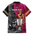 personalised-collingwood-and-lions-football-family-matching-mermaid-dress-and-hawaiian-shirt-2023-grand-final-magpies-brisbane-together