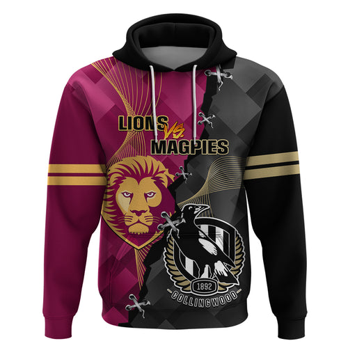 personalised-collingwood-and-lions-football-hoodie-2023-grand-final-magpies-brisbane-together