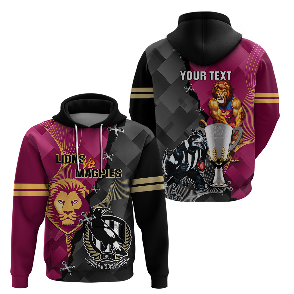 personalised-collingwood-and-lions-football-hoodie-2023-grand-final-magpies-brisbane-together