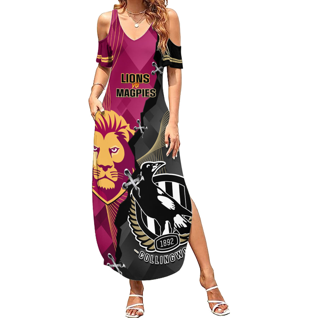 personalised-collingwood-and-lions-football-summer-maxi-dress-2023-grand-final-magpies-brisbane-together