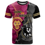 personalised-collingwood-and-lions-football-t-shirt-2023-grand-final-magpies-brisbane-together