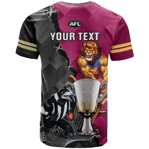 personalised-collingwood-and-lions-football-t-shirt-2023-grand-final-magpies-brisbane-together