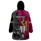 personalised-collingwood-and-lions-football-wearable-blanket-hoodie-2023-grand-final-magpies-brisbane-together