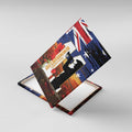 Australia Rememberance Day Canvas Wall Art 11 November Poppy Field With Last Post