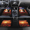 Australia Rememberance Day Car Mats 11 November Poppy Field With Last Post
