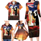 Australia Rememberance Day Family Matching Long Sleeve Bodycon Dress and Hawaiian Shirt 11 November Poppy Field With Last Post