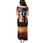 Australia Rememberance Day Family Matching Puletasi and Hawaiian Shirt 11 November Poppy Field With Last Post