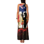 Australia Rememberance Day Family Matching Tank Maxi Dress and Hawaiian Shirt 11 November Poppy Field With Last Post