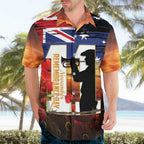 Australia Rememberance Day Hawaiian Shirt 11 November Poppy Field With Last Post