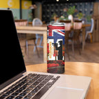 Australia Rememberance Day Skinny Tumbler 11 November Poppy Field With Last Post