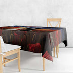 Australia Rememberance Day Tablecloth 11 November Poppy Field With Last Post