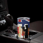 Australia Rememberance Day Tumbler Cup 11 November Poppy Field With Last Post