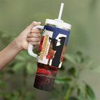 Australia Rememberance Day Tumbler With Handle 11 November Poppy Field With Last Post