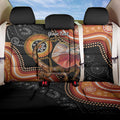 Personalised Australia Frilled Lizard Back Car Seat Cover Aboriginal Art