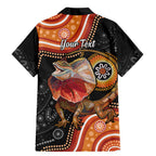 Personalised Australia Frilled Lizard Family Matching Mermaid Dress and Hawaiian Shirt Aboriginal Art