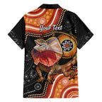 Personalised Australia Frilled Lizard Hawaiian Shirt Aboriginal Art