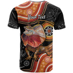 Personalised Australia Frilled Lizard T Shirt Aboriginal Art
