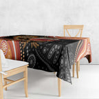 Personalised Australia Frilled Lizard Tablecloth Aboriginal Art