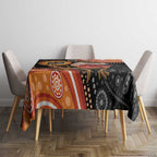 Personalised Australia Frilled Lizard Tablecloth Aboriginal Art