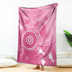 Australia Breast Cancer Awareness Blanket Pink Ribbon Manta Ray Aboriginal Art - Aussie Hoodie