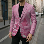 Australia Breast Cancer Awareness Blazer Pink Ribbon Manta Ray Aboriginal Art - Aussie Hoodie