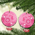 Australia Breast Cancer Awareness Ceramic Ornament Pink Ribbon Manta Ray Aboriginal Art - Aussie Hoodie