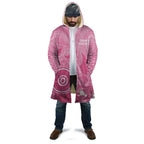 Australia Breast Cancer Awareness Cloak Pink Ribbon Manta Ray Aboriginal Art - Aussie Hoodie